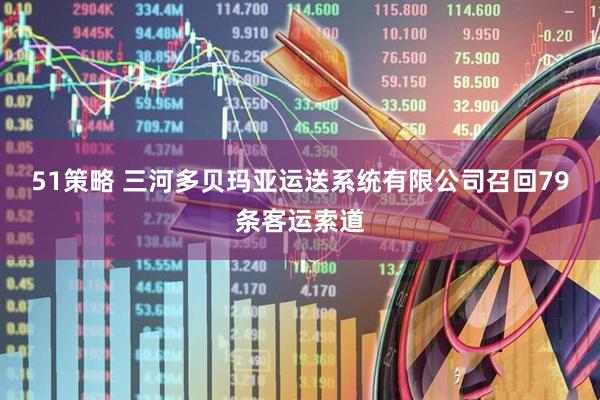 51策略 三河多贝玛亚运送系统有限公司召回79条客运索道