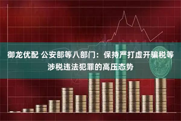 御龙优配 公安部等八部门：保持严打虚开骗税等涉税违法犯罪的高压态势